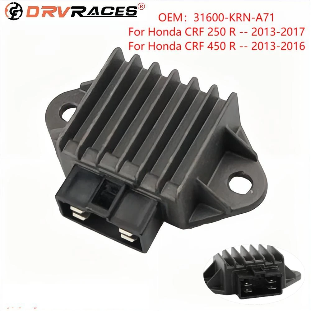 Motorcycle Voltage Regulator Rectifier For Honda CRF 250R 450R 2013 2014 2015 2016 2017 31600-krn-a71 Motorcycle Accessories
Motorcycle Voltage Regulator Rectifier For Honda CRF 250R 450R 2013 2014 2015 2016 2017 31600-krn-a71 Motorcycle Accessories