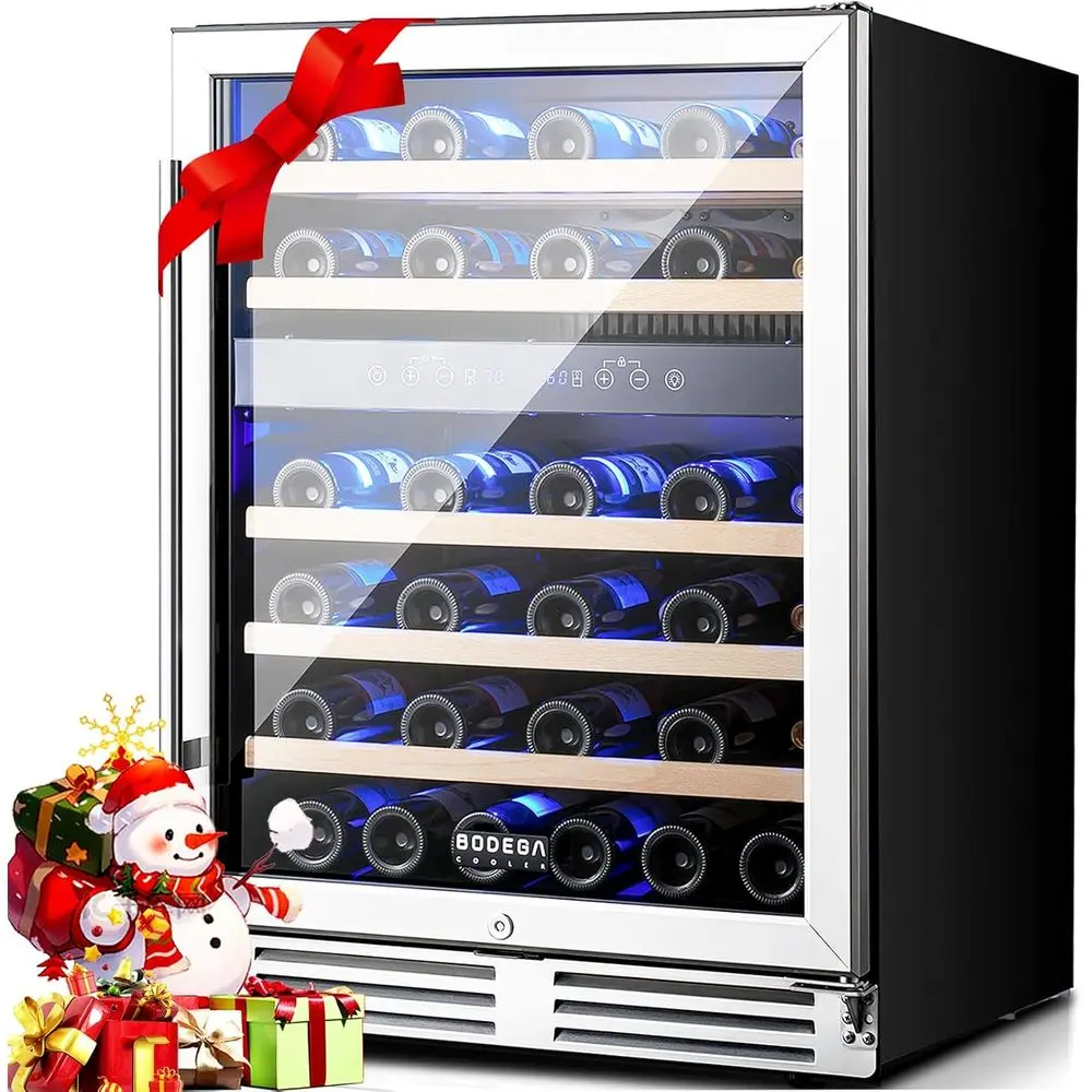 24 Dual Zone 46-Bottle Wine Cooler - Built-In or Freestanding, Stainless Steel Handle
24 Dual Zone 46-Bottle Wine Cooler - Built-In or Freestanding, Stainless Steel Handle