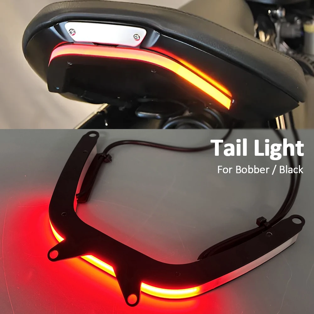 New Flowing lights LED Tail Light Brake Turn Signal Motorcycle Accessories For Bonneville Bobber Black 2018-2020 Bobber 2017-
New Flowing lights LED Tail Light Brake Turn Signal Motorcycle Accessories For Bonneville Bobber Black 2018-2020 Bobber 2017-