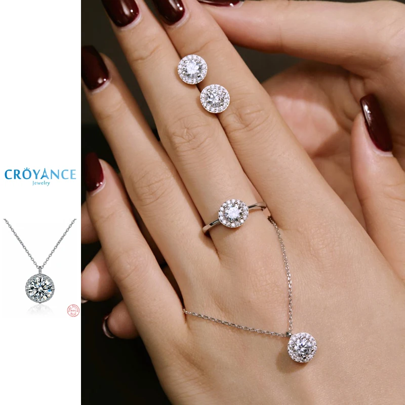 925 Sterling Silver Jewelry Classic Simple Round AAA Zircon Pendant Necklace Women Fine Birthday Gift Golden CZ Clavicle Choker
925 Sterling Silver Jewelry Classic Simple Round AAA Zircon Pendant Necklace Women Fine Birthday Gift Golden CZ Clavicle Choker