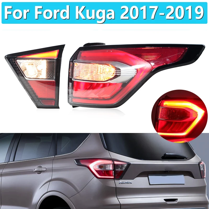 For Ford Kuga 2017 2018 2019 High Quality Tail Light New LED Tail Lights Car Styling Tail lamp Fog Light For Focus Sedan
For Ford Kuga 2017 2018 2019 High Quality Tail Light New LED Tail Lights Car Styling Tail lamp Fog Light For Focus Sedan