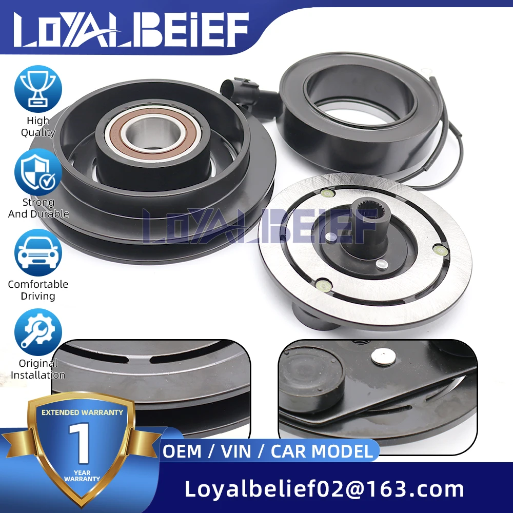 HS15 A/C AC Compressor Clutch For Ford Ranger Courier Mazda BT50 F500RZWLA07 F500RZWLA06 9770134700 711400218 1 Grooves
HS15 A/C AC Compressor Clutch For Ford Ranger Courier Mazda BT50 F500RZWLA07 F500RZWLA06 9770134700 711400218 1 Grooves