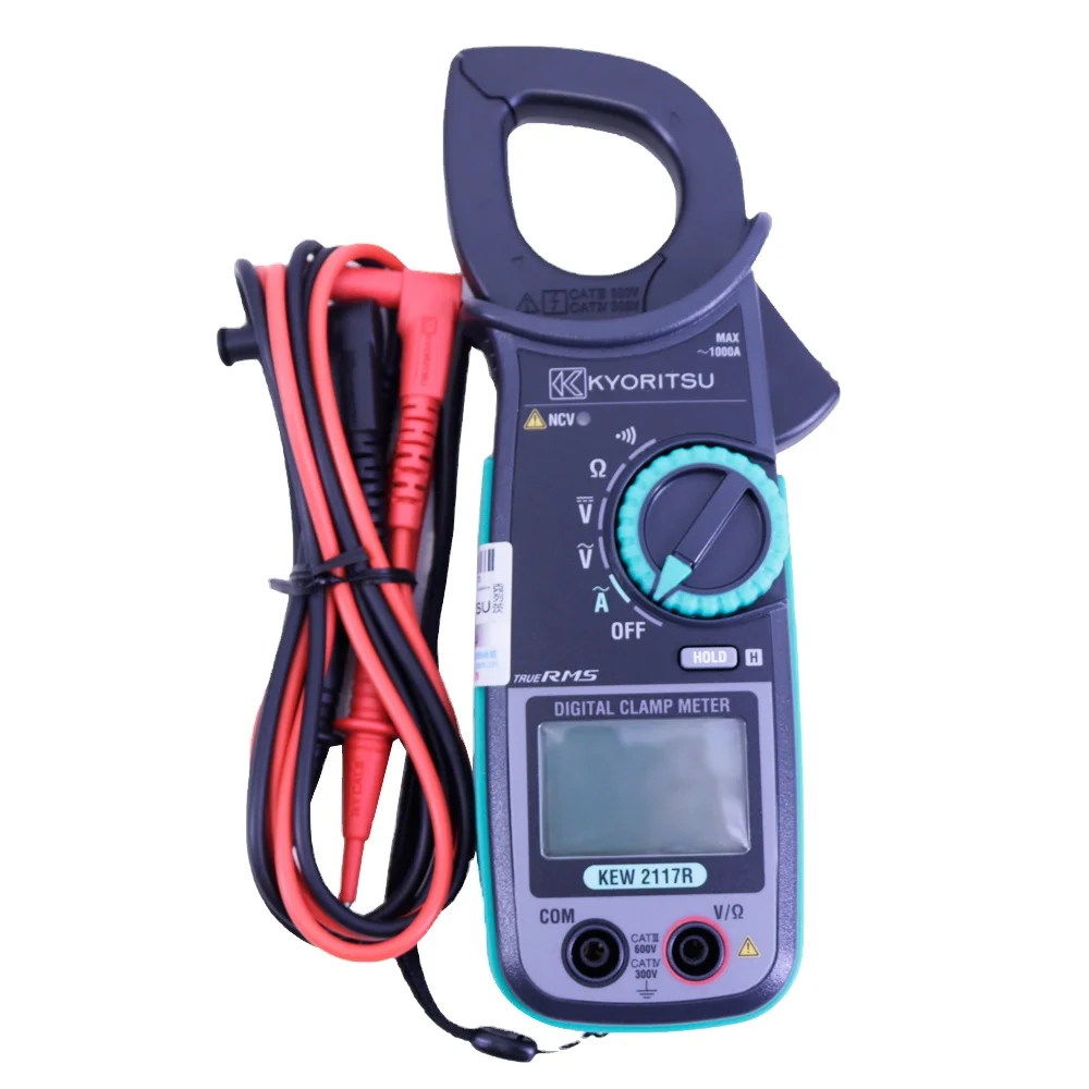 Kyoritsu2117R AC Digital Clamp Meters True RMS 60/600/1000A Auto-Ranging KEW2117R
Kyoritsu2117R AC Digital Clamp Meters True RMS 60/600/1000A Auto-Ranging KEW2117R