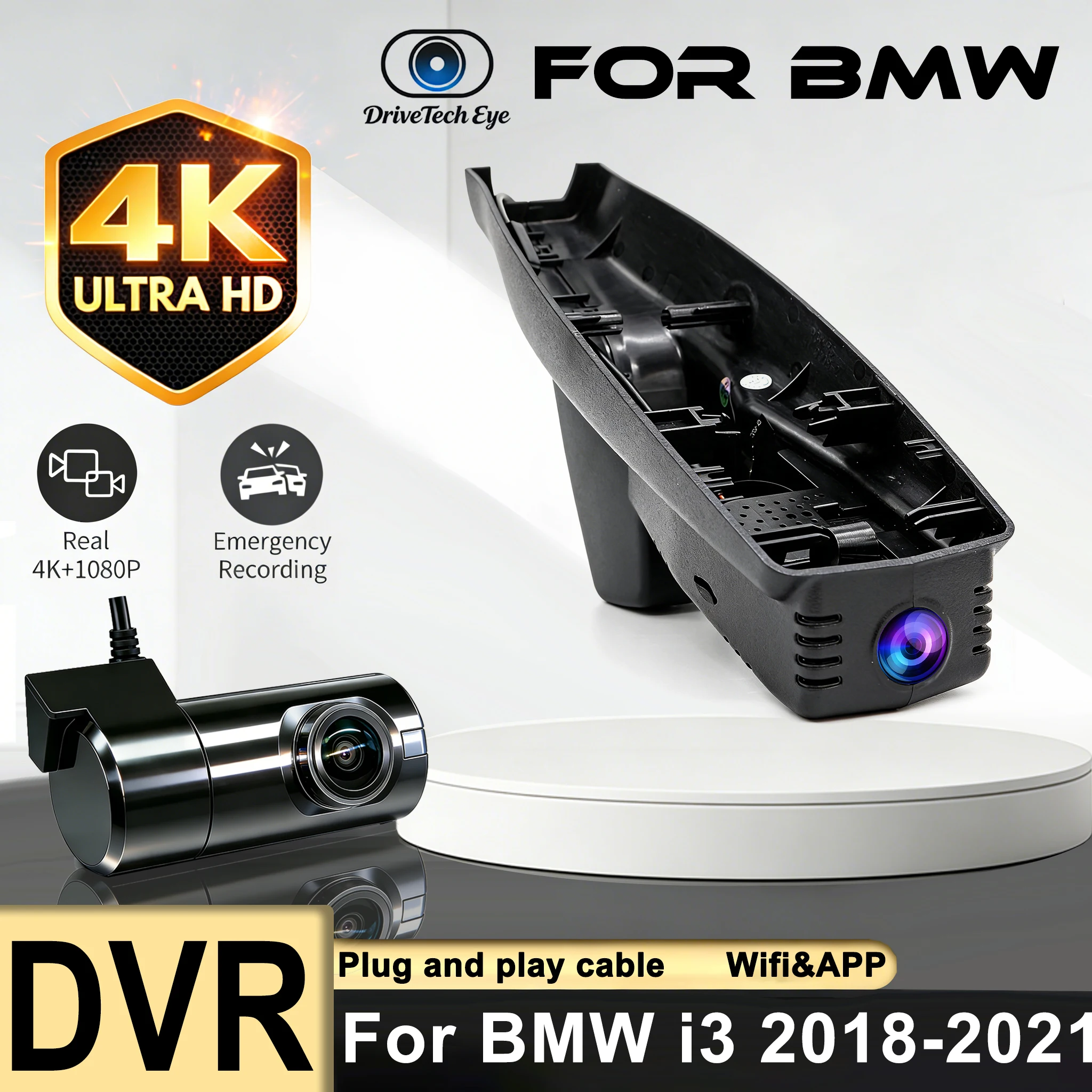 For BMW i3 2018 2019 2020 2021 Dash Cam for Car Camera Recorder Dashcam WIFI Car Dvr Recording Devices Accessories
For BMW i3 2018 2019 2020 2021 Dash Cam for Car Camera Recorder Dashcam WIFI Car Dvr Recording Devices Accessories