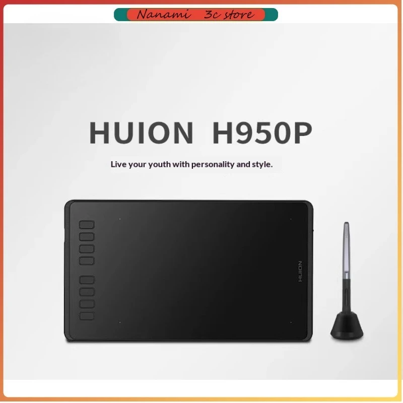 HUION H950P Ultrathin Graphic Tablet Digital Tablets Professional Drawing Pen Tablet with Battery-Free Stylus
HUION H950P Ultrathin Graphic Tablet Digital Tablets Professional Drawing Pen Tablet with Battery-Free Stylus