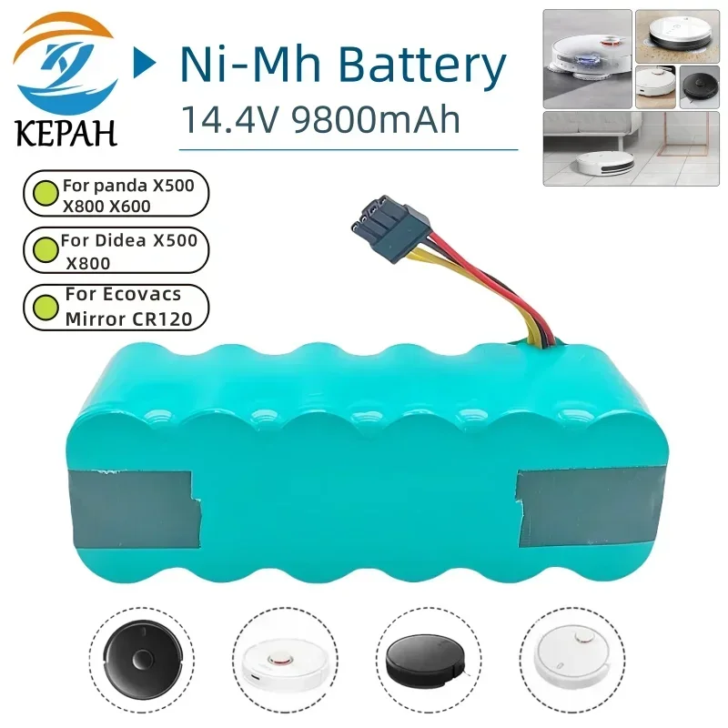 14.4V Ni-Mh Battery Compatible with AMIBOT, ARIETE BRICIOLA, DIBEA, PROFIMASTER, LP43SC2000P X500 Vacuum Cleaner
14.4V Ni-Mh Battery Compatible with AMIBOT, ARIETE BRICIOLA, DIBEA, PROFIMASTER, LP43SC2000P X500 Vacuum Cleaner