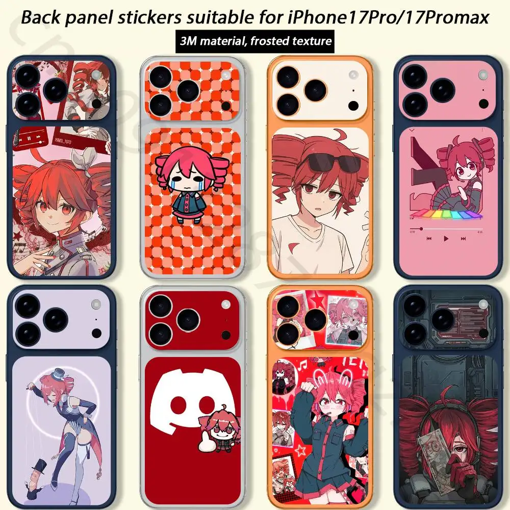 K-Kasane Cute T-Teto Pins For iPhone 17 pro Max /17 pro Full Cover Decal Skin Wrap 3D Colorful Rear Protective Sticker Film
K-Kasane Cute T-Teto Pins For iPhone 17 pro Max /17 pro Full Cover Decal Skin Wrap 3D Colorful Rear Protective Sticker Film