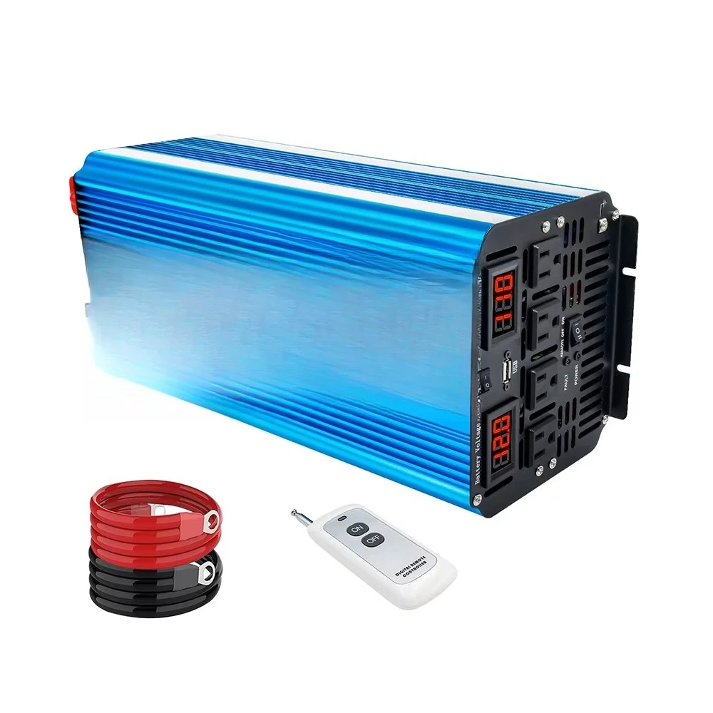 Зеленый источник 1000 Вт ~ 8000 Вт Инвертор чистой синусоиды | Преобразователь переменного тока от 12 В/24 В постоянного тока до 110 В 220 В для автомобильной солнечной системы RV
Зеленый источник 1000 Вт ~ 8000 Вт Инвертор чистой синусоиды | Преобразователь переменного тока от 12 В/24 В постоянного тока до 110 В 220 В для автомобильной солнечной системы RV