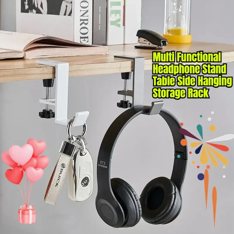 Multi Functional Headphone Stand Table Side Hanging Storage Rack Gaming Headset Bag Metal Holder
Multi Functional Headphone Stand Table Side Hanging Storage Rack Gaming Headset Bag Metal Holder