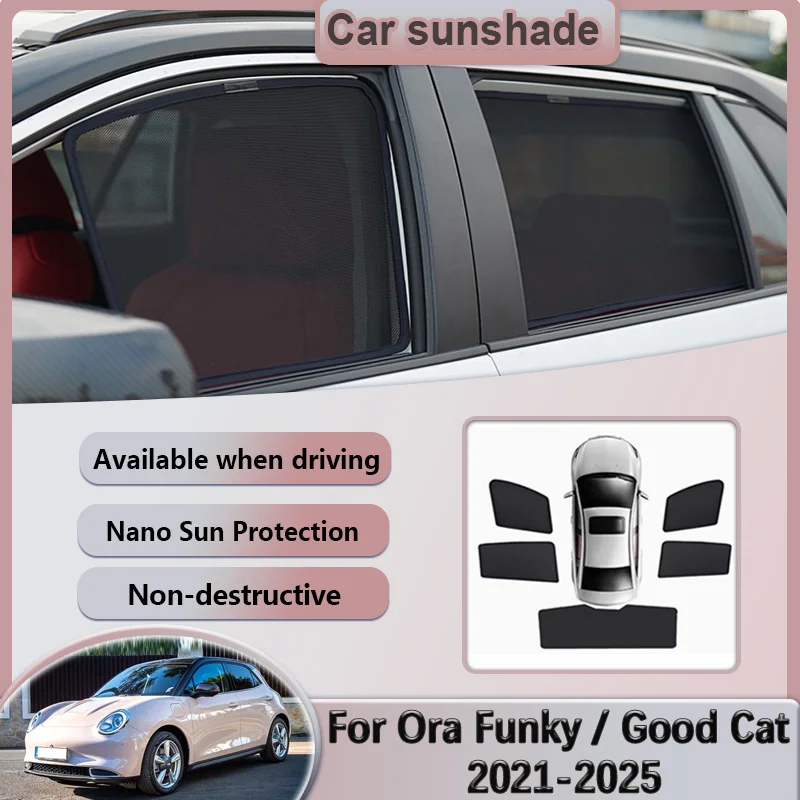Sunshades For GWM Ora Good Cat Funky Cat 2021~2025 2022 2023 2024 2025 Car Mesh Visors Sunscreen Privacy Curtains Accessories
Sunshades For GWM Ora Good Cat Funky Cat 2021~2025 2022 2023 2024 2025 Car Mesh Visors Sunscreen Privacy Curtains Accessories