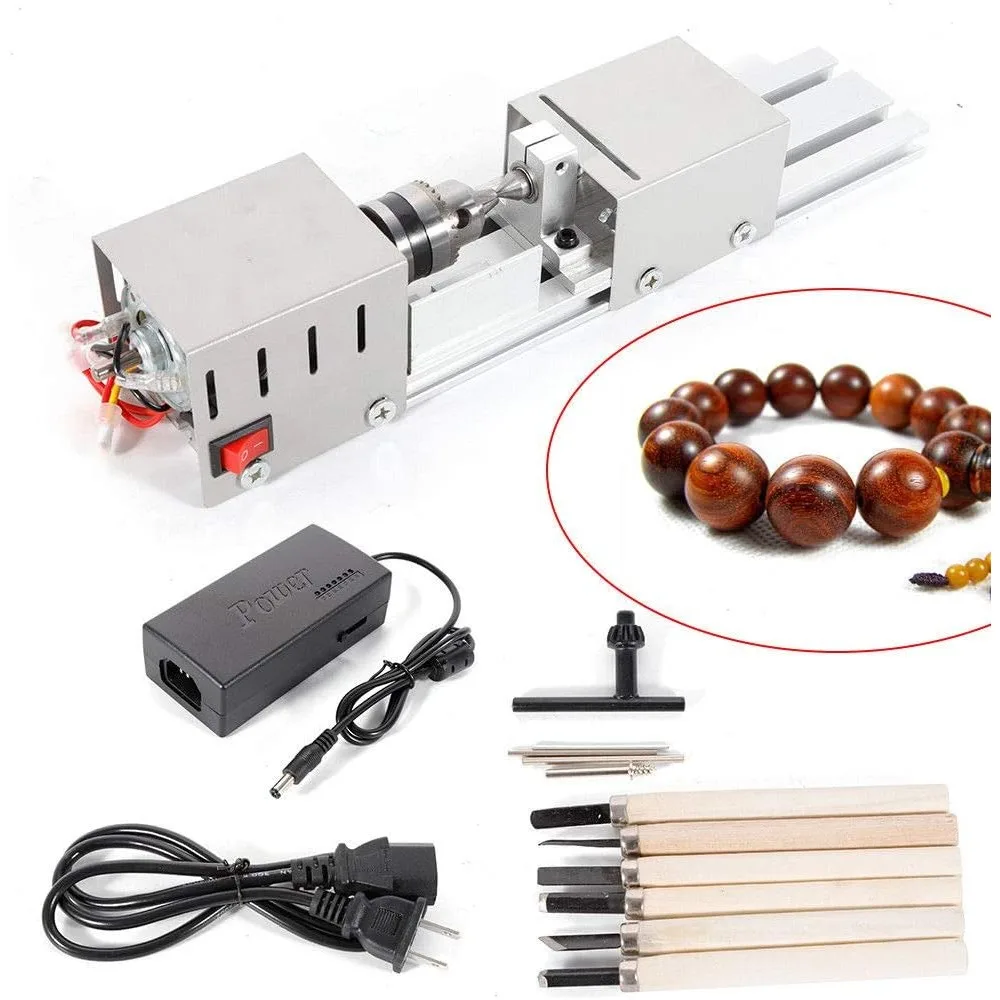 Mini Lathe Wood Lathe Machine Diy Machining for Table Woodworking Wood DIY Tool Lathe Standard Set
Mini Lathe Wood Lathe Machine Diy Machining for Table Woodworking Wood DIY Tool Lathe Standard Set