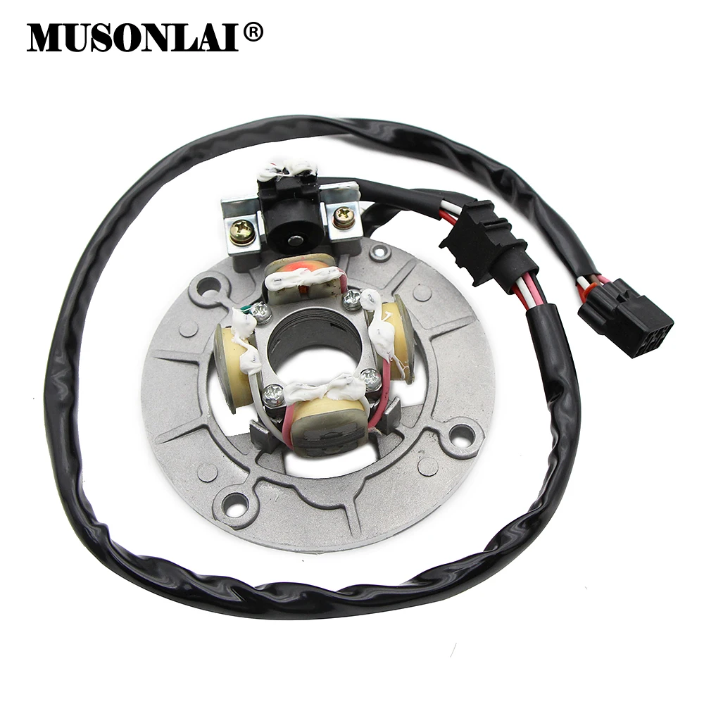 Катушка статора для Yamaha YZ250 YZ250F YZ400 YZ400F YZ426 YZ426F YZ450 YZ450F 5SF-85560-00 5XD-85560-09 5BE-85560-00 5BE-85560-10
Катушка статора для Yamaha YZ250 YZ250F YZ400 YZ400F YZ426 YZ426F YZ450 YZ450F 5SF-85560-00 5XD-85560-09 5BE-85560-00 5BE-85560-10