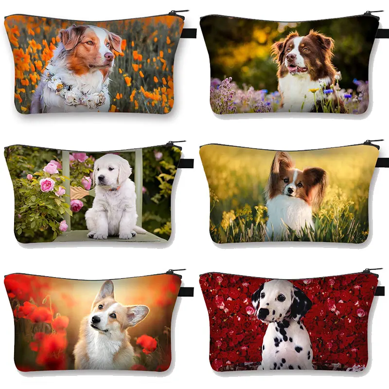 Cute Animal Border Collie/ Samoyed Kirky Dog Cosmetic Bag Women Makeup Bags Casual Lipstick Bag Portable Small Storage Bags Gift
Cute Animal Border Collie/ Samoyed Kirky Dog Cosmetic Bag Women Makeup Bags Casual Lipstick Bag Portable Small Storage Bags Gift