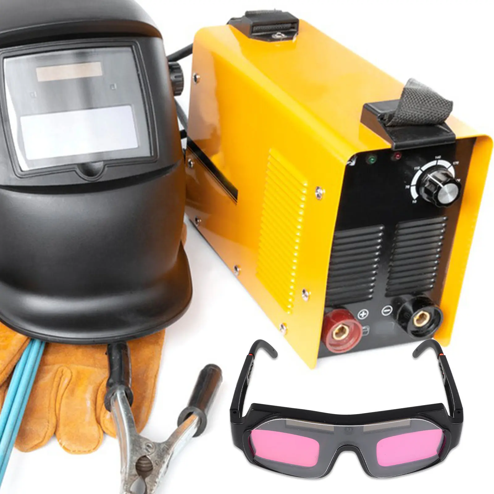 Auto Darkening Welding Glasses Lightweight Protective Goggles Adjustable Tig Mig Plasma Welding Safety Eyewear Anti Glare
Auto Darkening Welding Glasses Lightweight Protective Goggles Adjustable Tig Mig Plasma Welding Safety Eyewear Anti Glare