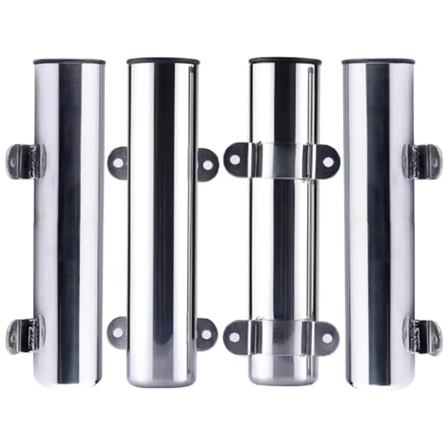 4pcs Fishing Rod HoldersStainless Steel Boat Pole Holders with Weld Brackets Side Mounted Transom Mounted Rod Holders for Kayak
4pcs Fishing Rod HoldersStainless Steel Boat Pole Holders with Weld Brackets Side Mounted Transom Mounted Rod Holders for Kayak