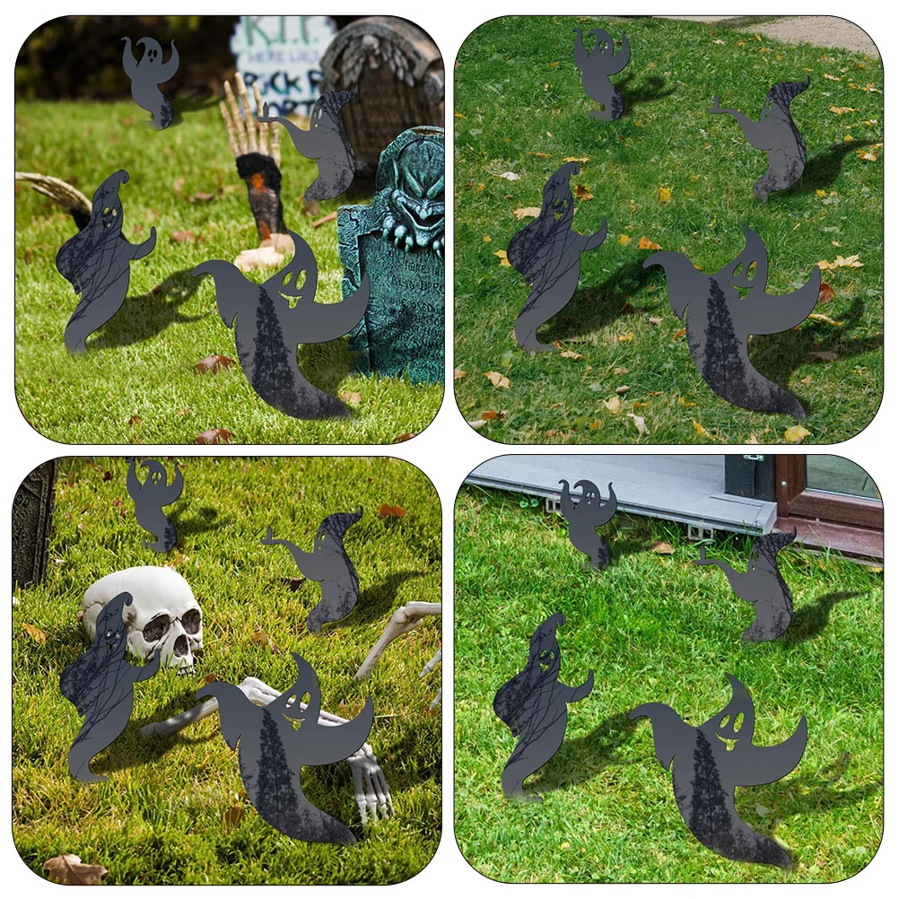2pcs Acrylic Ghost Stakes Halloween Decorations Black Signs Yard Lawn Ground Inserted ornaments Trick Treating Party
2pcs Acrylic Ghost Stakes Halloween Decorations Black Signs Yard Lawn Ground Inserted ornaments Trick Treating Party