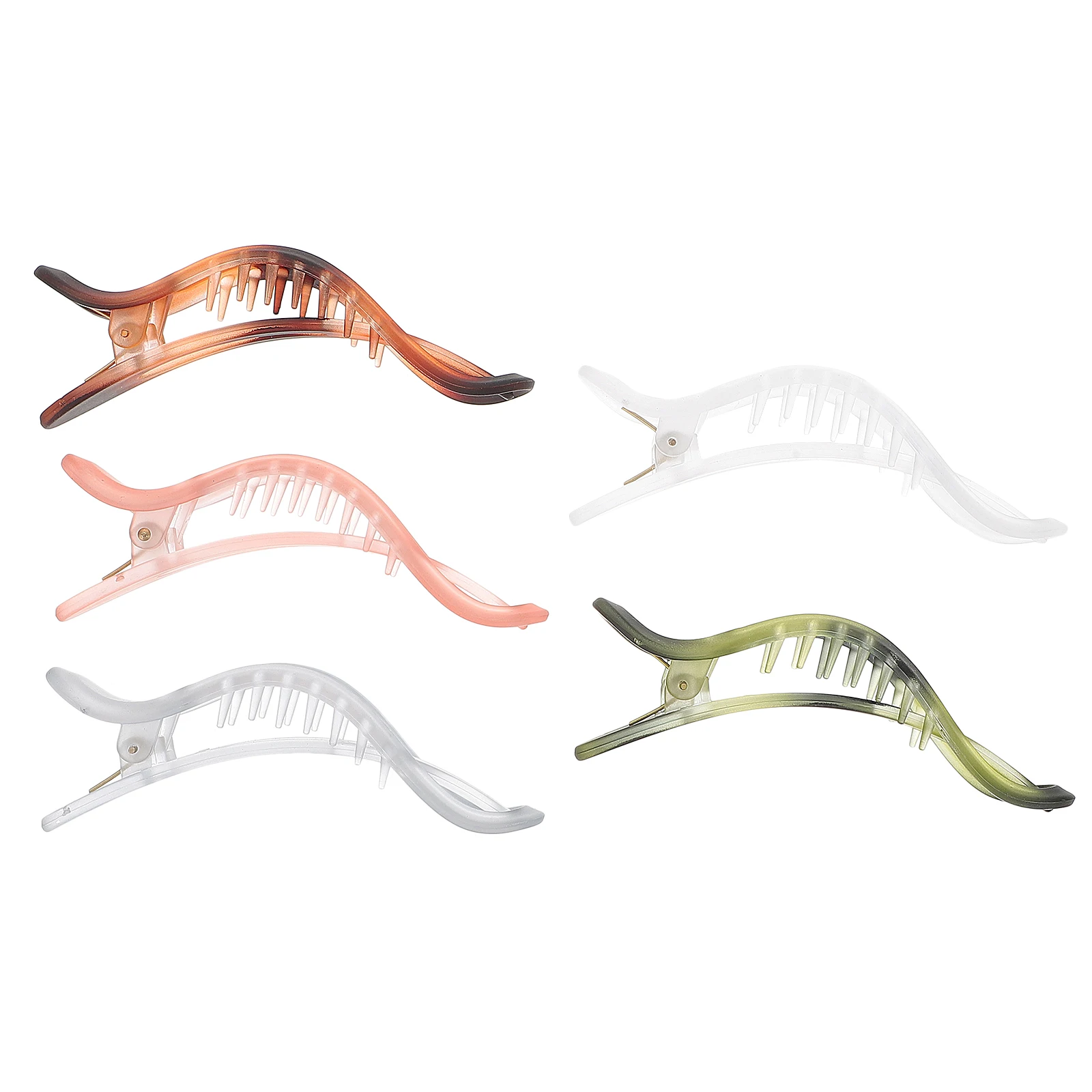 5 Pcs Hair Clip Set Acrylic Large Claw Alligator Clips Non Slip Ponytail Hairpins Large Hair Claw Clips Daily Wear Styling
5 Pcs Hair Clip Set Acrylic Large Claw Alligator Clips Non Slip Ponytail Hairpins Large Hair Claw Clips Daily Wear Styling