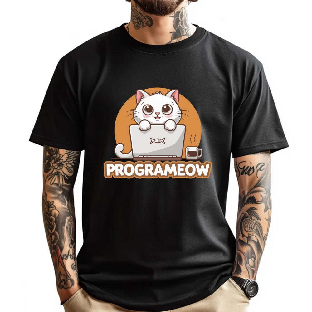 Programmer Cat Kitty Meow Animal Pet Computer Programming Graphic Tee Cotton Man T-Shirts Cinco de Mayo
Programmer Cat Kitty Meow Animal Pet Computer Programming Graphic Tee Cotton Man T-Shirts Cinco de Mayo