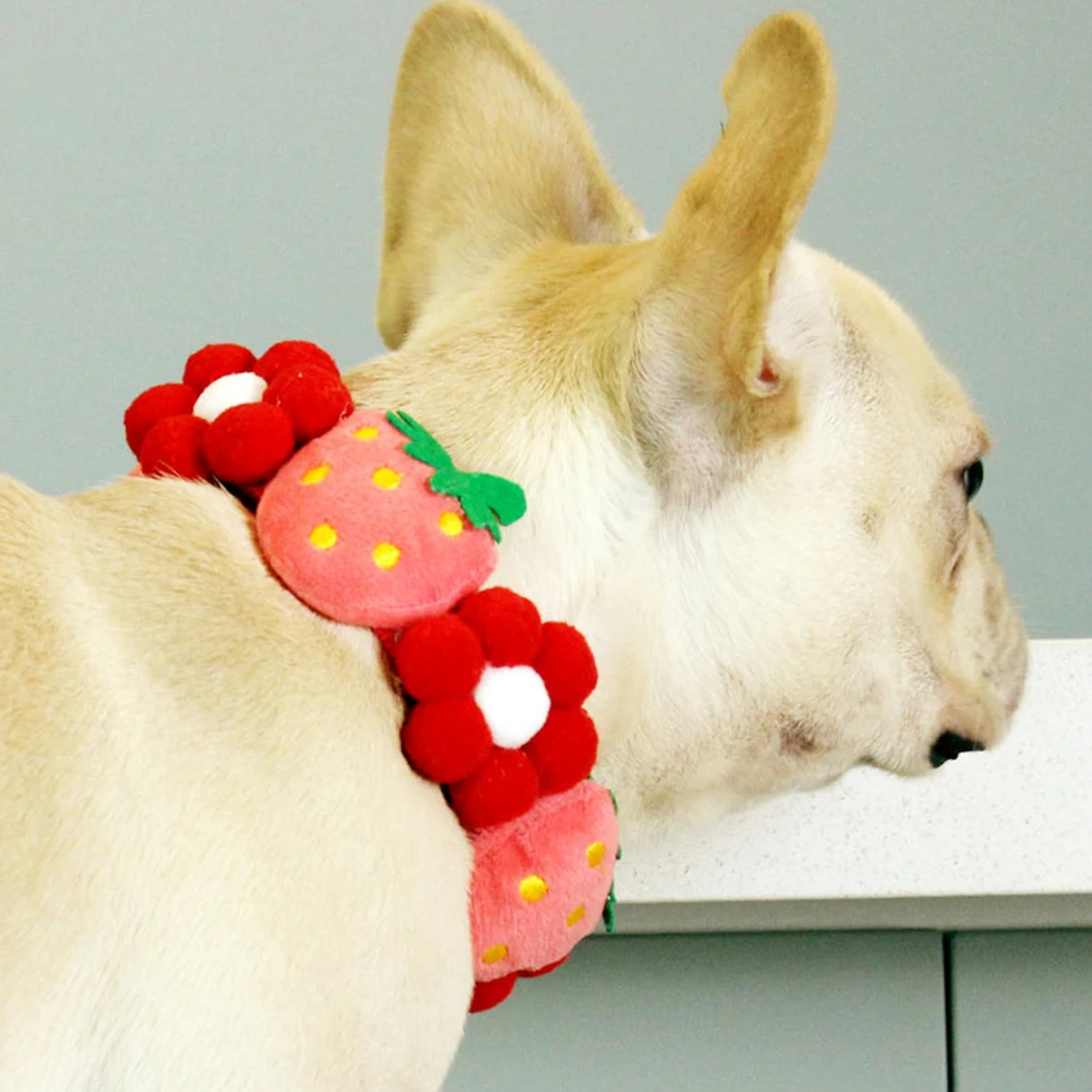 Strawberry Blossom Flower Cat Dog Decor Patterns Adjustable Kitten Puppy Pet Collar Cat Dog Decor Christmas Photo
Strawberry Blossom Flower Cat Dog Decor Patterns Adjustable Kitten Puppy Pet Collar Cat Dog Decor Christmas Photo