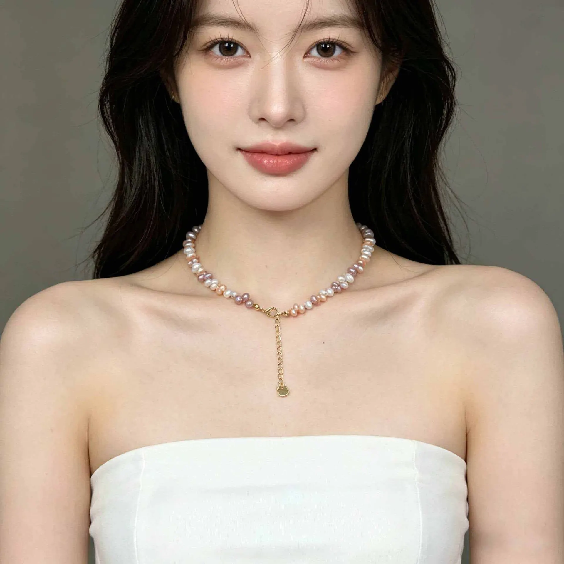 Freshwater Pearl Necklace Double Row Irregularly Pearls for Women Multicolors Collar Fashion Choker Short Chain Necklaces Gifts
Freshwater Pearl Necklace Double Row Irregularly Pearls for Women Multicolors Collar Fashion Choker Short Chain Necklaces Gifts