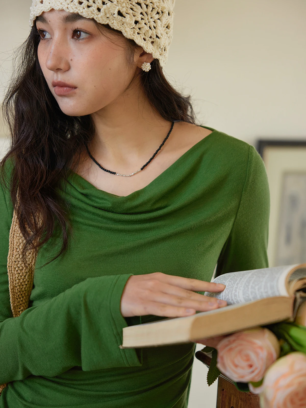 Solighter Vintage Long Sve Women's T-irt Slim Fit Collarl Waist-Cinching Spring 2025 New Sle Classy Top
Solighter Vintage Long Sve Women's T-irt Slim Fit Collarl Waist-Cinching Spring 2025 New Sle Classy Top