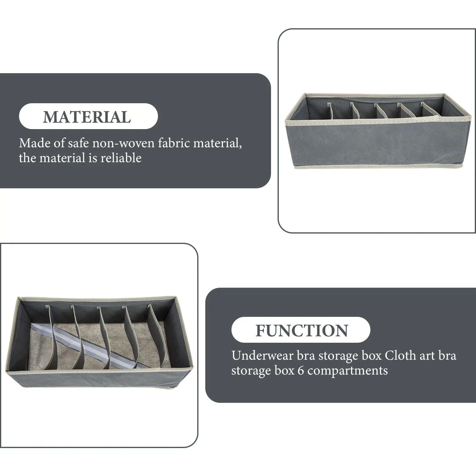 3 Pcs Sock ganizer Drawer Non woven Sock Box Bra ganizer For Drawer Underwear Home Home Supplies Supplies Durability Neatly
3 Pcs Sock ganizer Drawer Non woven Sock Box Bra ganizer For Drawer Underwear Home Home Supplies Supplies Durability Neatly