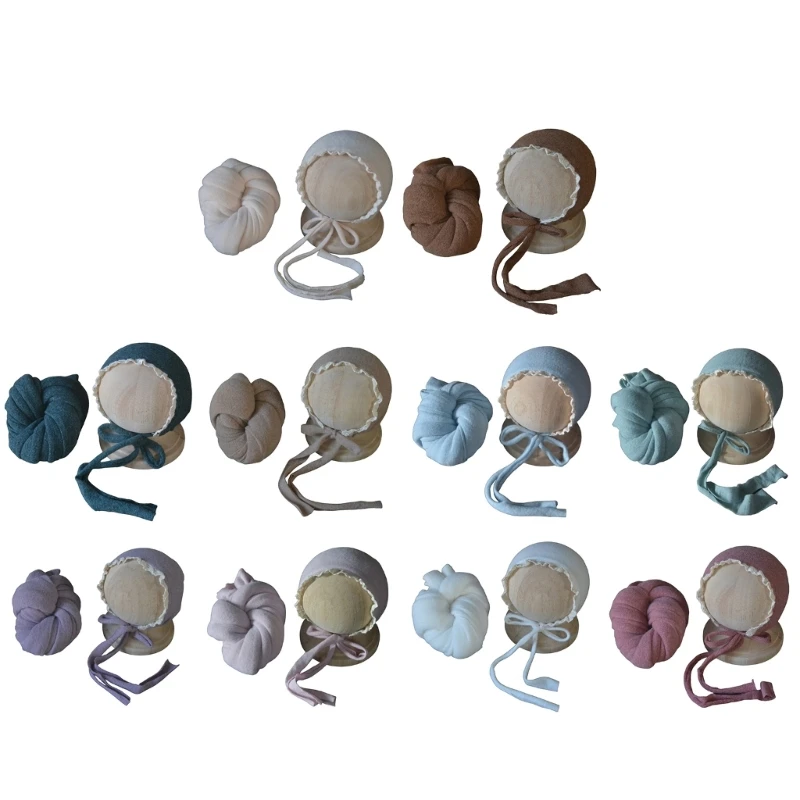 Newborn Photo Set Ruffle Trim Hat Wrap Blanket Photo Props Baby Posing Props Infant Photography Outfit 2PCS
Newborn Photo Set Ruffle Trim Hat Wrap Blanket Photo Props Baby Posing Props Infant Photography Outfit 2PCS