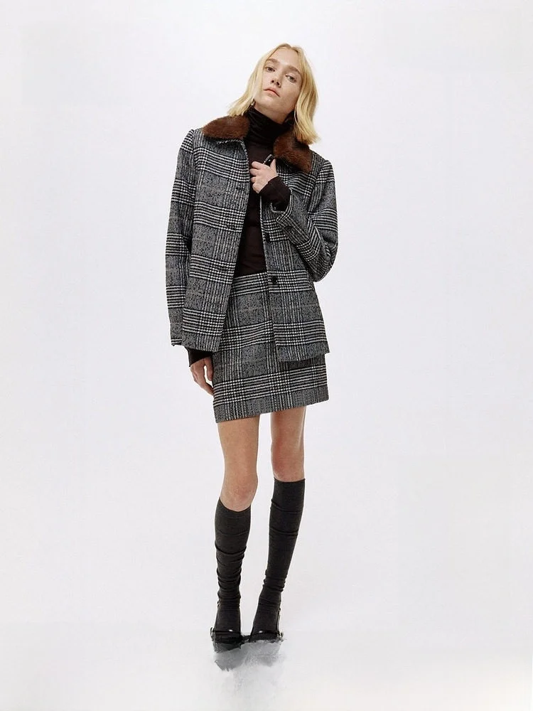 H&M Women's Wool Blend Coat ort Winter Faion 2025 Autumn Seasonal Large Coat Premium Ladies' Clothing
H&M Women's Wool Blend Coat ort Winter Faion 2025 Autumn Seasonal Large Coat Premium Ladies' Clothing