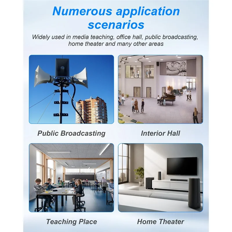 Аналоговый аудиоудлинитель RCA 3,5 мм с поддержкой максимального расширения сигнала 1640 футов, два порта кабеля CAT для телефона/MP3/Blu-Ray-плеера 
Аналоговый аудиоудлинитель RCA 3,5 мм с поддержкой максимального расширения сигнала 1640 футов, два порта кабеля CAT для телефона/MP3/Blu-Ray-плеера