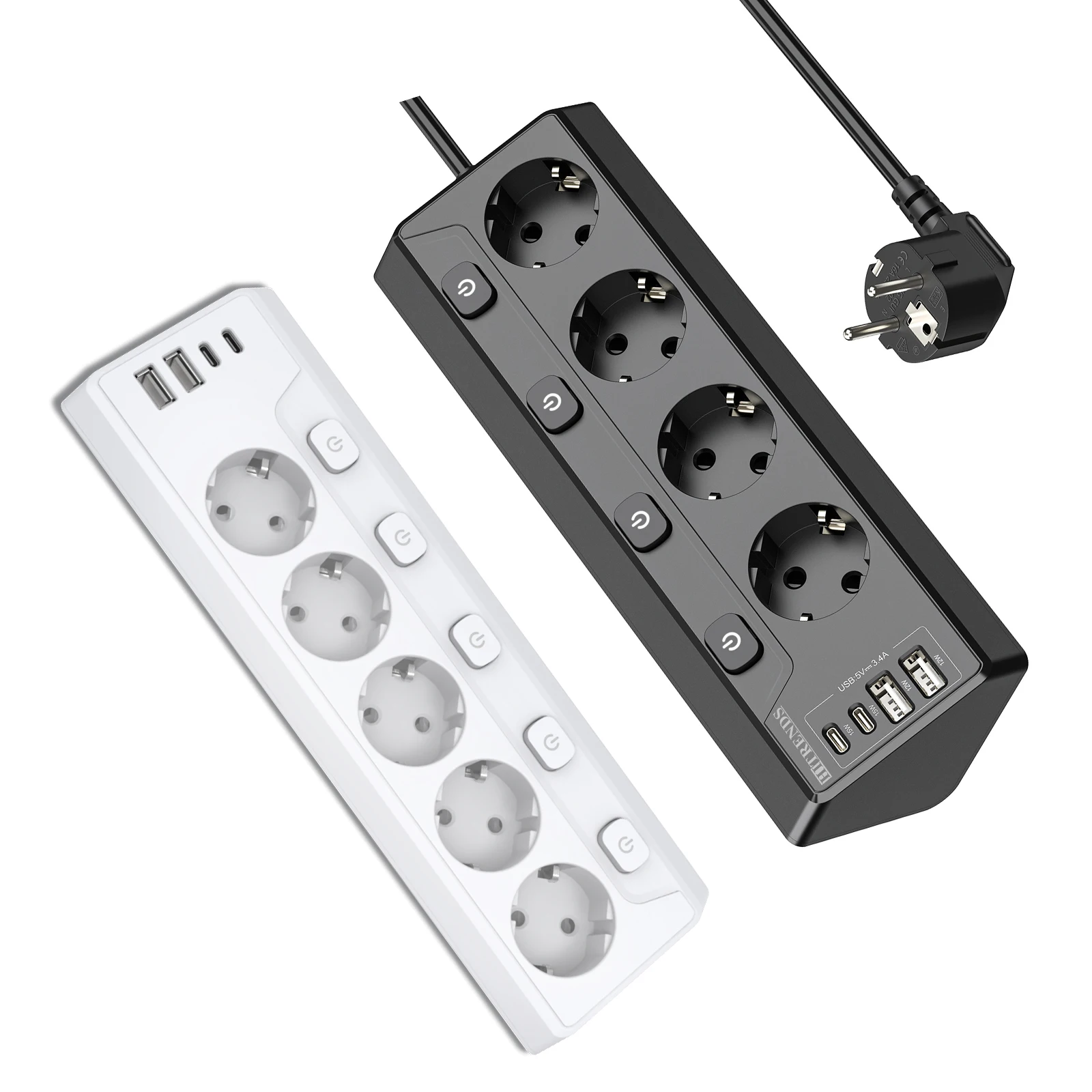 Настольный многофункциональный удлинитель с европейской вилкой, сетевой фильтр с индивидуальным переключателем, USB-розеткой, удлинительными кабелями длиной 2 м для дома
Настольный многофункциональный удлинитель с европейской вилкой, сетевой фильтр с индивидуальным переключателем, USB-розеткой, удлинительными кабелями длиной 2 м для дома