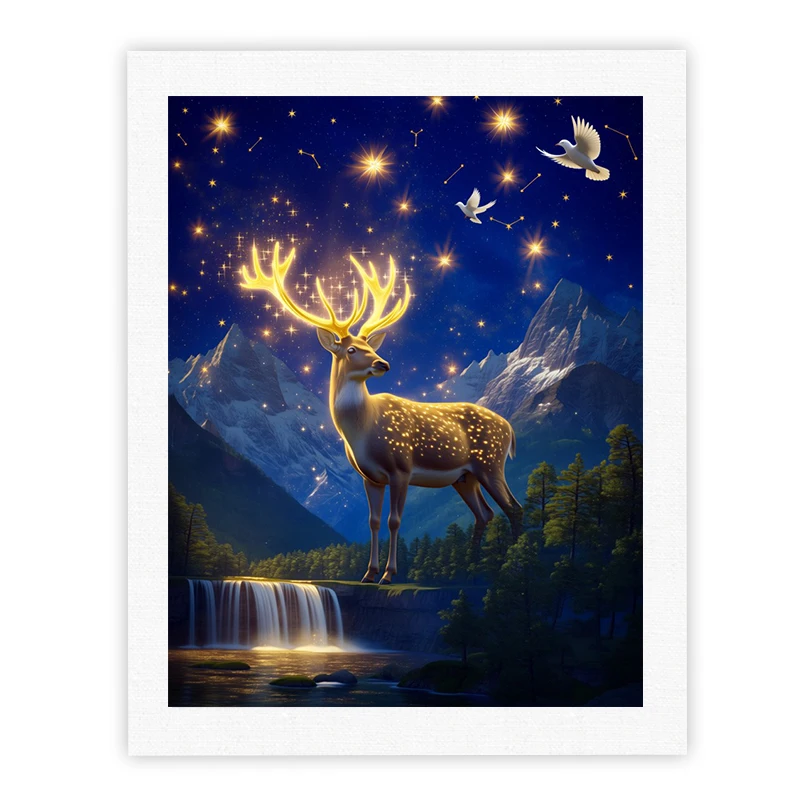 CHENISTORY Pictures By Number Animals Kits Oil Painting By Numbers Luminous deer Drawing On Canvas HandPainted Home Decor
CHENISTORY Pictures By Number Animals Kits Oil Painting By Numbers Luminous deer Drawing On Canvas HandPainted Home Decor