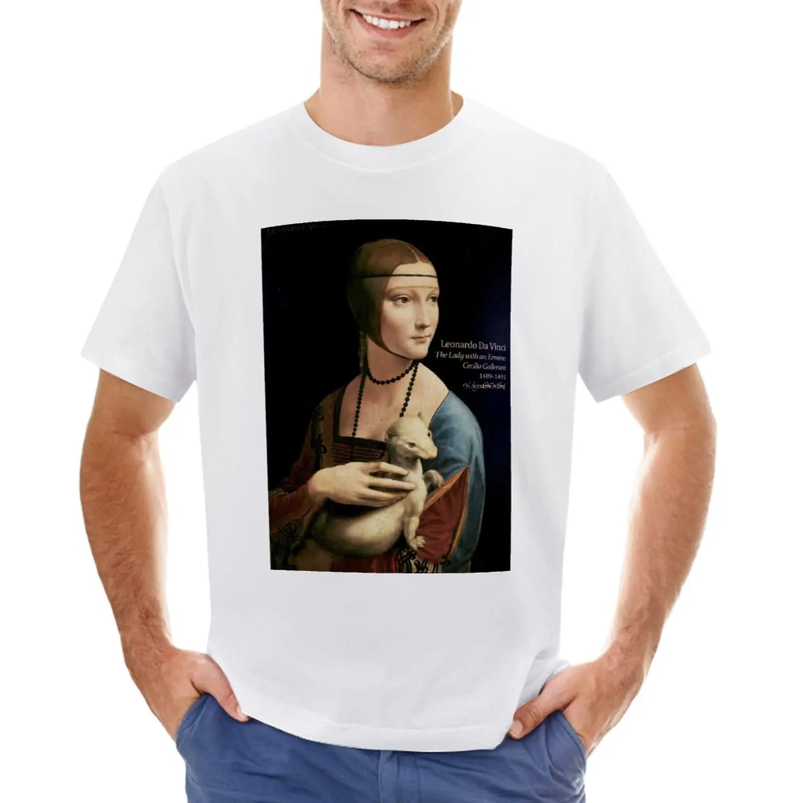 Lady with an Ermine Leonardo da Vinci Poster T-Shirt animal prinfor boys quick-drying mens graphic t-shirts big and tall
Lady with an Ermine Leonardo da Vinci Poster T-Shirt animal prinfor boys quick-drying mens graphic t-shirts big and tall