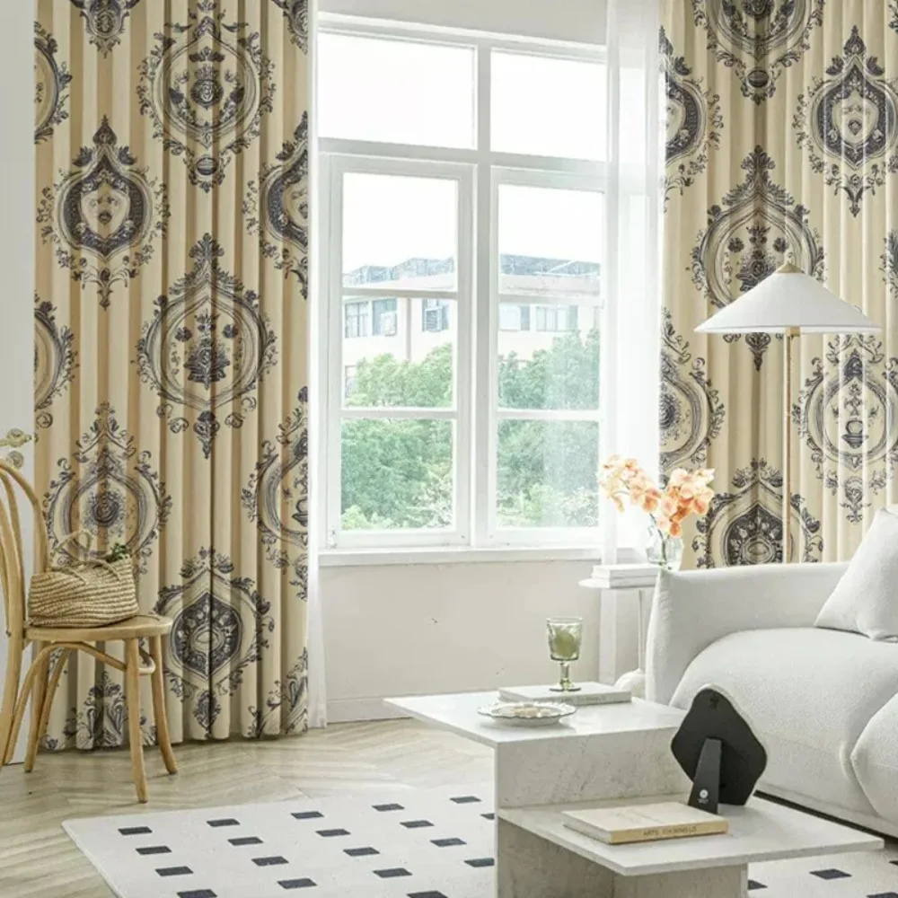 Vintage Floral Curtains - Retro Bloom Digital Print Blackout Curtains for Living Room BedroomThermal Kitchen Drapes
Vintage Floral Curtains - Retro Bloom Digital Print Blackout Curtains for Living Room BedroomThermal Kitchen Drapes