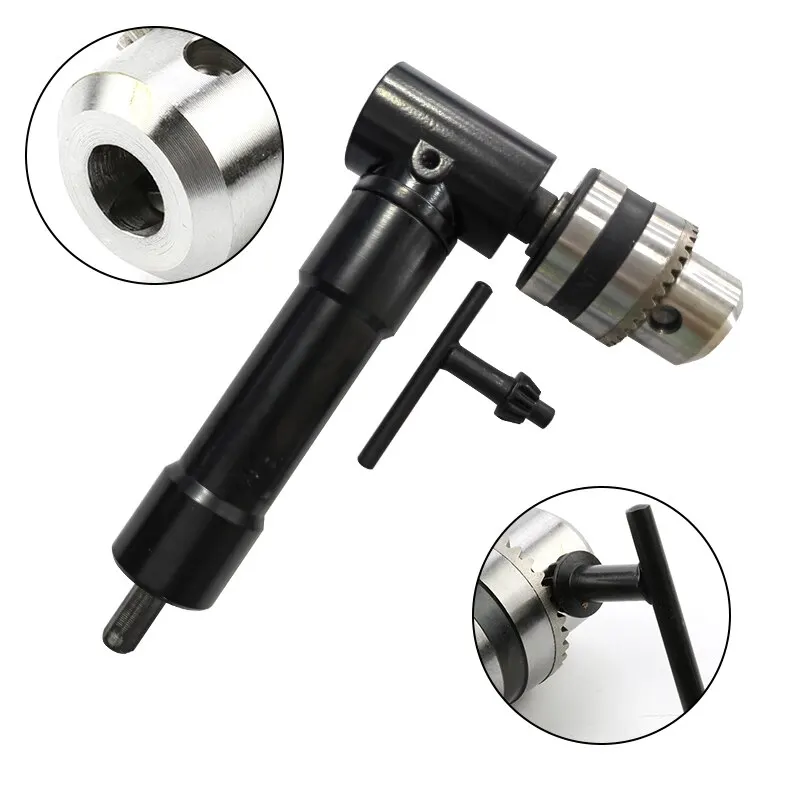90 Degree Electric Drill Right Angle Corner Tool Aluminum Alloy Iron Chuck Adapter Turning Tool for Narrow Space Drilling
90 Degree Electric Drill Right Angle Corner Tool Aluminum Alloy Iron Chuck Adapter Turning Tool for Narrow Space Drilling