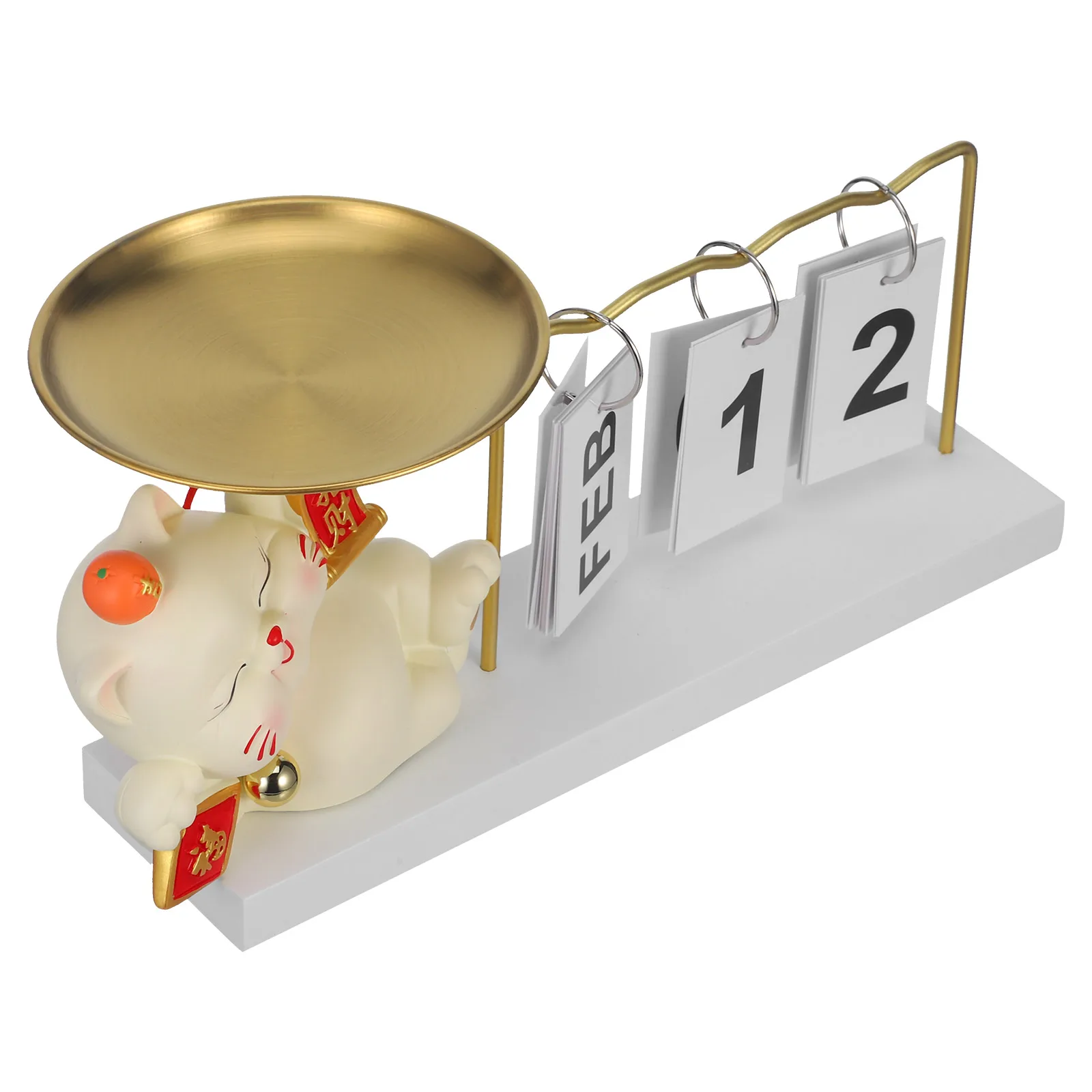 Resin Calendar Decor 7007T-04 Panda Fortune Cat Tray for Living Room Bedroom Office Entryway Key Jewelry Holder
Resin Calendar Decor 7007T-04 Panda Fortune Cat Tray for Living Room Bedroom Office Entryway Key Jewelry Holder