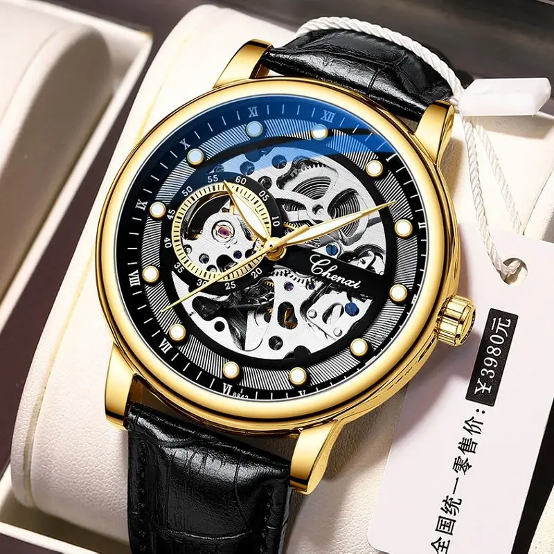 Fashion Mens Watch Luxury Skeleton Casual Sport Wristwatch Trendy Hand Clock Luminous Automatic Mechanical Watches
Fashion Mens Watch Luxury Skeleton Casual Sport Wristwatch Trendy Hand Clock Luminous Automatic Mechanical Watches
