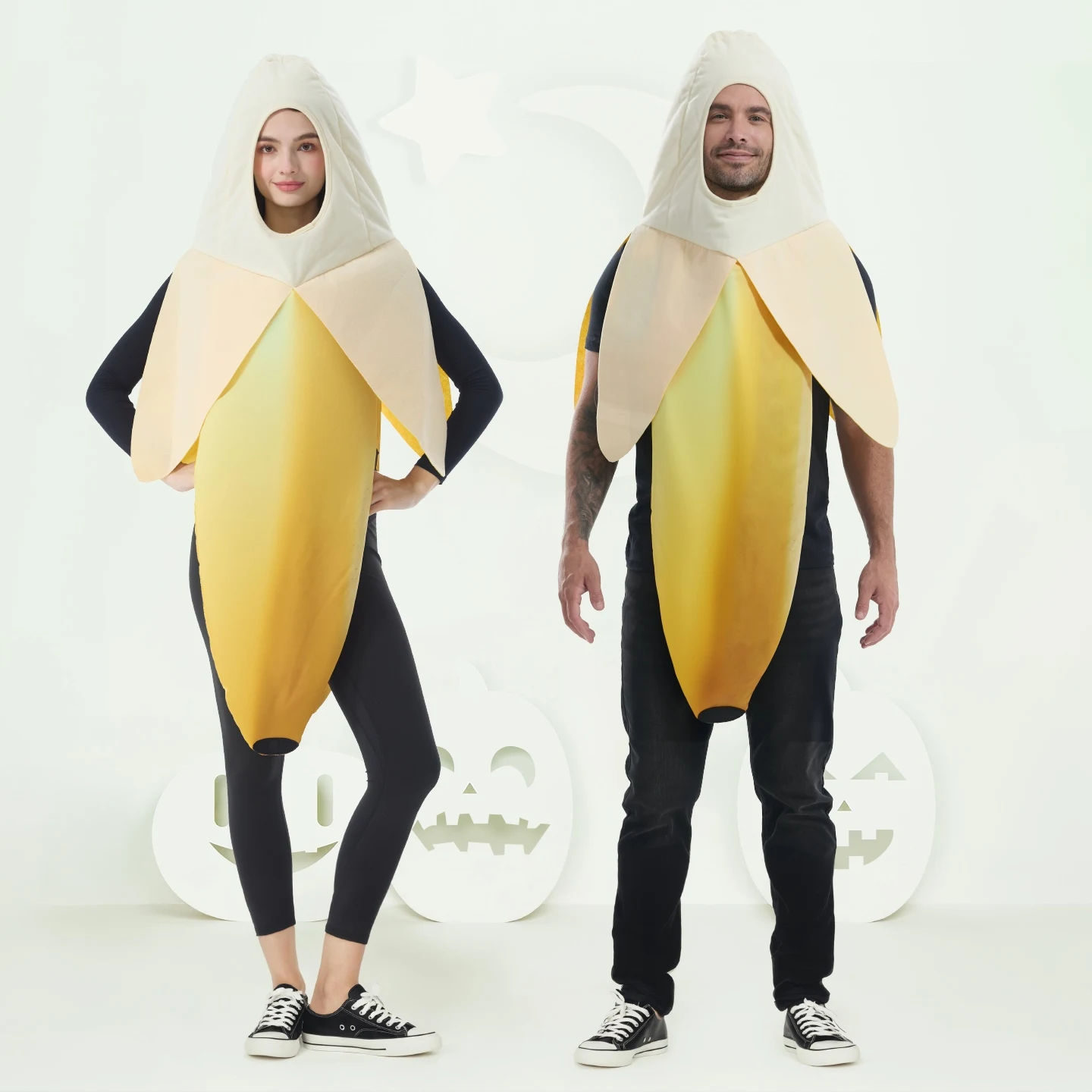 Fruit Clothes Peeled Family Banana Game Costumes Carnival Party Cosplay Halloween Fancy Dress Adult Kids Stage Outfit DN21271
Fruit Clothes Peeled Family Banana Game Costumes Carnival Party Cosplay Halloween Fancy Dress Adult Kids Stage Outfit DN21271