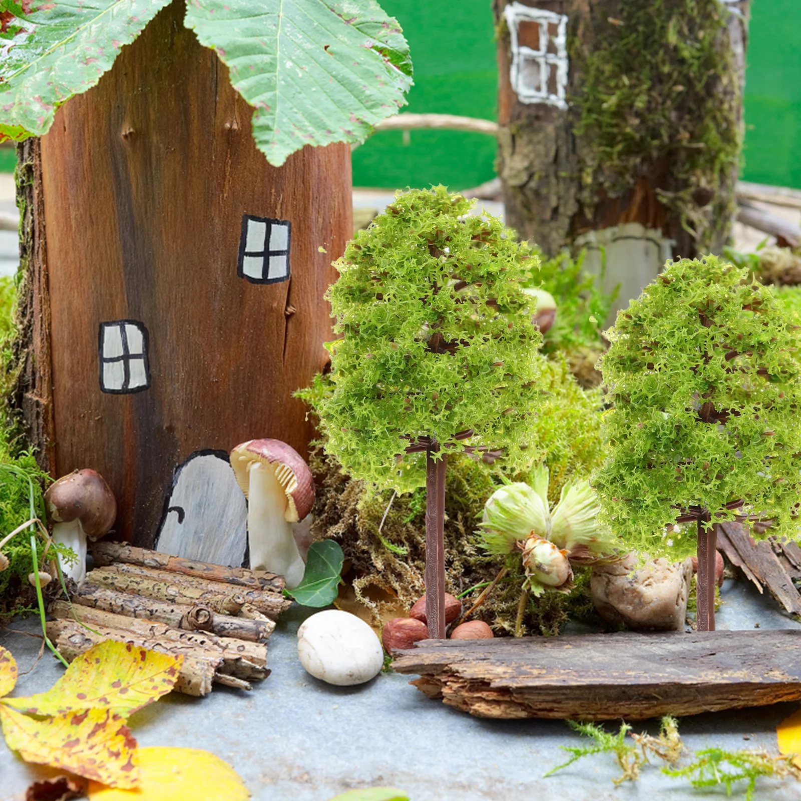 20Pcs Simulation Tree Desktop Decoration Realistic Miniature Plants for DIY Fairy Gardens Architectural Models Railway Layouts
20Pcs Simulation Tree Desktop Decoration Realistic Miniature Plants for DIY Fairy Gardens Architectural Models Railway Layouts