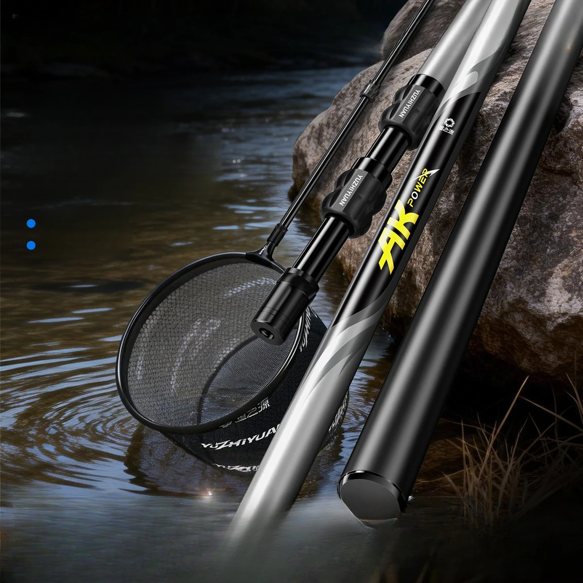 Carbon Fiber Landing Net Set, Telescopic Big Game Net, Ultra-Light Super Hard Handle, Wear-Resistant Anti-Scratch Mesh Bag
Carbon Fiber Landing Net Set, Telescopic Big Game Net, Ultra-Light Super Hard Handle, Wear-Resistant Anti-Scratch Mesh Bag