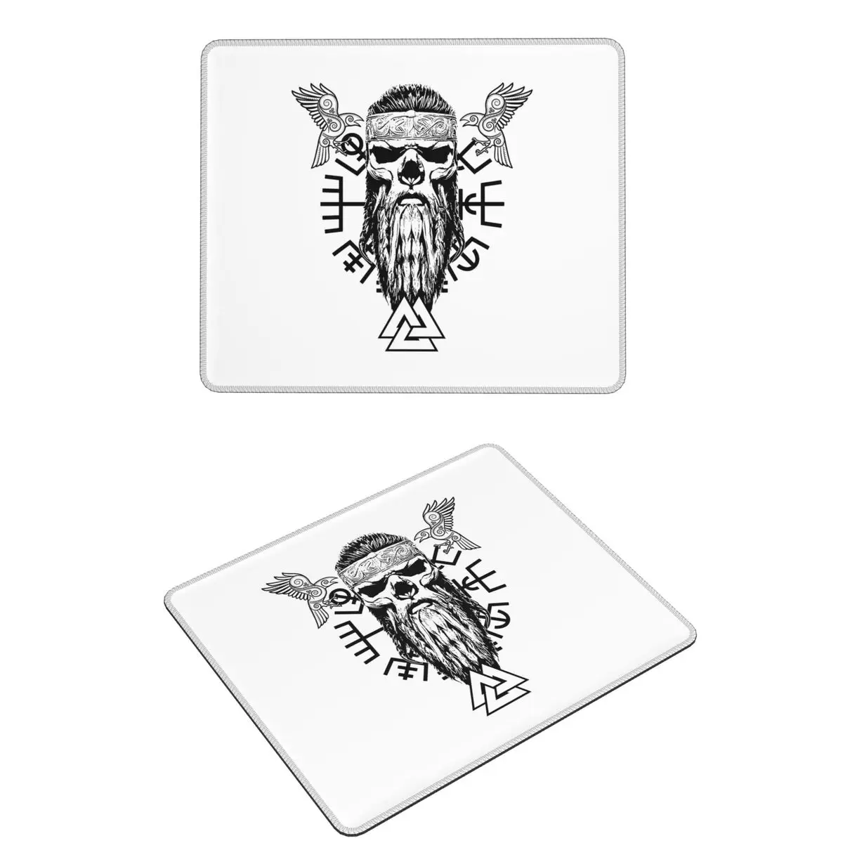 Viking Skull With Beard Odin Knot And Vegvisir Odin's Ravens Hugin And Munin Mouse Pad Computer Keyboard Mouse Mat Game Desk Mat
Viking Skull With Beard Odin Knot And Vegvisir Odin's Ravens Hugin And Munin Mouse Pad Computer Keyboard Mouse Mat Game Desk Mat