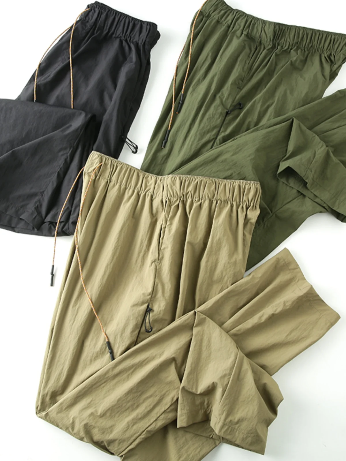 Мужские модные свободные легкие быстросохнущие повседневные брюки прямого кроя для активного отдыха, весна-лето, тонкие
Мужские модные свободные легкие быстросохнущие повседневные брюки прямого кроя для активного отдыха, весна-лето, тонкие