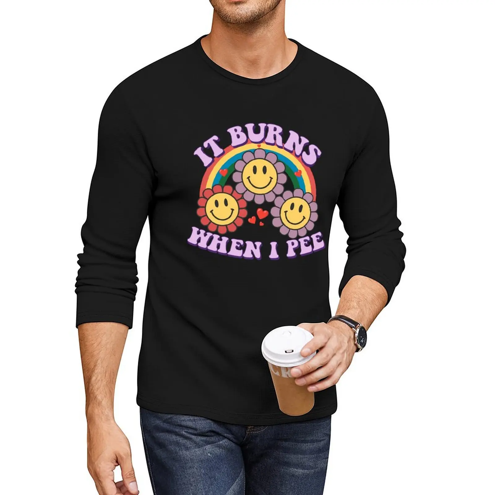 It Burns When I Pee Retro Funny Meme Long T-Shirt quick drying shirt plain t-shirt mens graphic t-shirts
It Burns When I Pee Retro Funny Meme Long T-Shirt quick drying shirt plain t-shirt mens graphic t-shirts