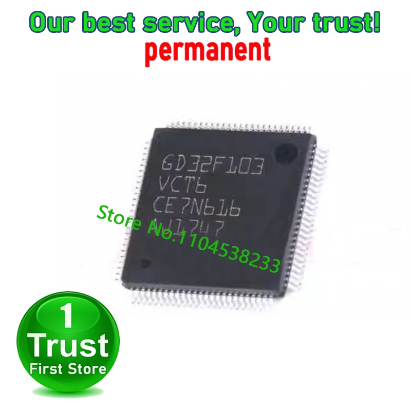 10 шт./лот STM32F103VCT6 GD32F103VCT6 STM32F103VDT6 STM32F103VFT6 Поверь в наличии
10 шт./лот STM32F103VCT6 GD32F103VCT6 STM32F103VDT6 STM32F103VFT6 Поверь в наличии