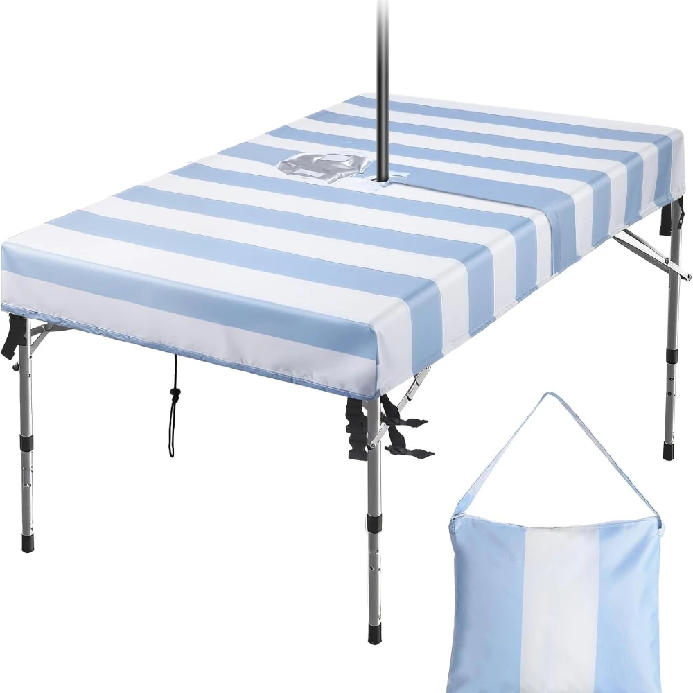 Outdoor Tablecloth with Umbrella Hole and Drawstring Patio Tablecloth Waterproof Fabric Cloth for Picnic Outside Furniture Cover
Outdoor Tablecloth with Umbrella Hole and Drawstring Patio Tablecloth Waterproof Fabric Cloth for Picnic Outside Furniture Cover