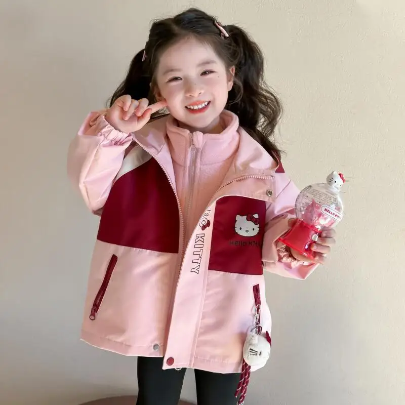 Hello Kitty Autumn Winter Cartoon Child Cute Interchange Jacket Outdoors Leisure Thicken Detachable Inner Liner Waterproof Coat
Hello Kitty Autumn Winter Cartoon Child Cute Interchange Jacket Outdoors Leisure Thicken Detachable Inner Liner Waterproof Coat
