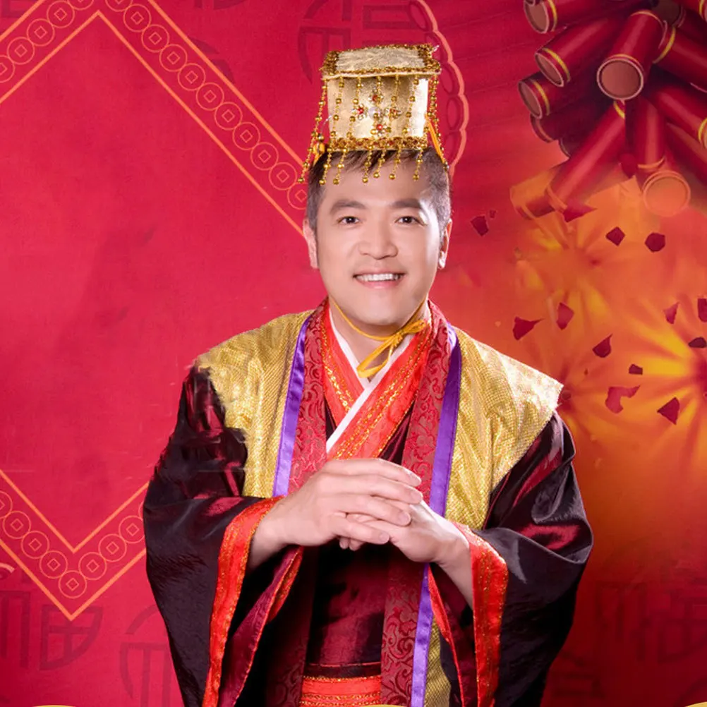 Ancient Chinese Emperors Hat Traditional Royal Headwear Exquisite Craftsmanship Halloween Cosplay Role Play Costume Accessory
Ancient Chinese Emperors Hat Traditional Royal Headwear Exquisite Craftsmanship Halloween Cosplay Role Play Costume Accessory
