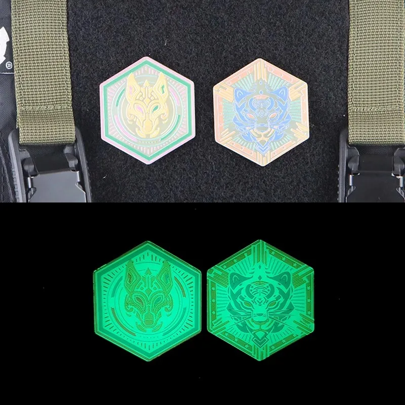 Tiger and Wolf Head Morale Badge Patch Acrylic Sheet Luminous Military Armband Hook & Loop Sticker Tactical Patches for Clothing
Tiger and Wolf Head Morale Badge Patch Acrylic Sheet Luminous Military Armband Hook & Loop Sticker Tactical Patches for Clothing