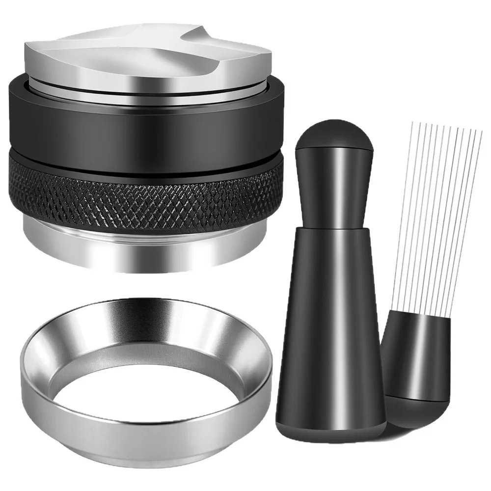 A Set Double Headed Coffee Machine Accessory Set Minimalist Style Stainless Steel Coffee Distributor Durable Tamper Leveler
A Set Double Headed Coffee Machine Accessory Set Minimalist Style Stainless Steel Coffee Distributor Durable Tamper Leveler
