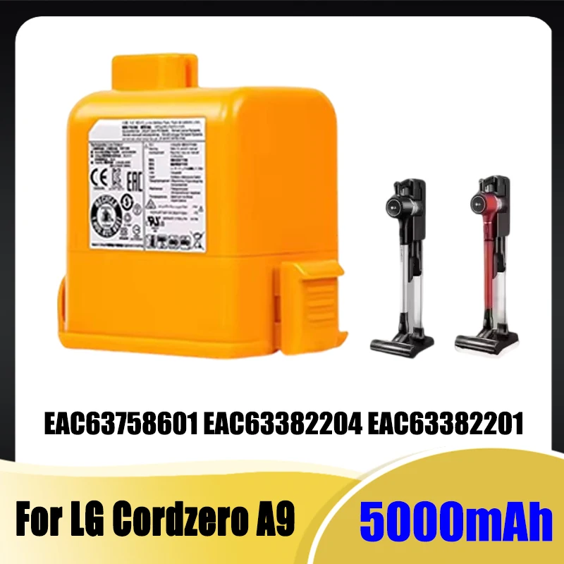 For LG Cord Zero A9 Vacuum Cleaner Lithium ion Replacement Battery EAC63382201 EAC63382202 EAC63382204 EAC63758601
For LG Cord Zero A9 Vacuum Cleaner Lithium ion Replacement Battery EAC63382201 EAC63382202 EAC63382204 EAC63758601