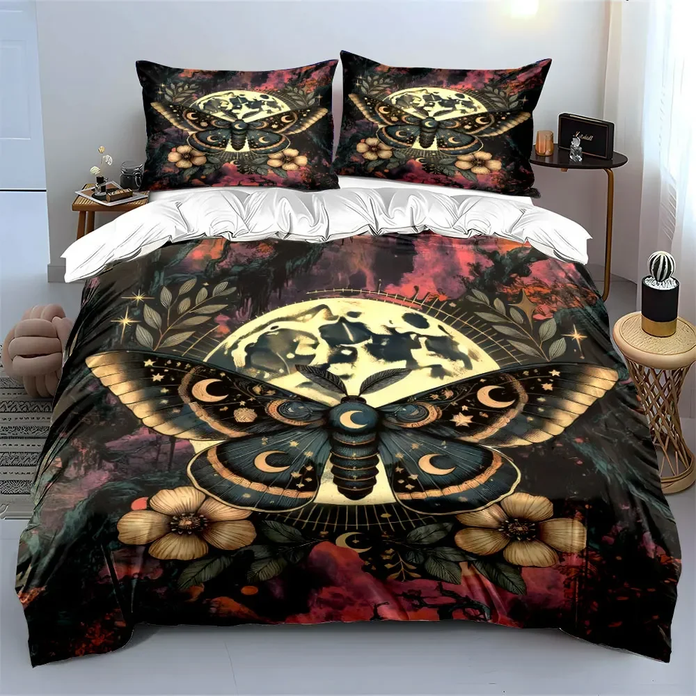 Moon Butterfly Art Decor Set Soft Comfortable Duvet Cover Bedding Set Included 1*Duvet Cover & 2*Pillowcases, gift
Moon Butterfly Art Decor Set Soft Comfortable Duvet Cover Bedding Set Included 1*Duvet Cover & 2*Pillowcases, gift